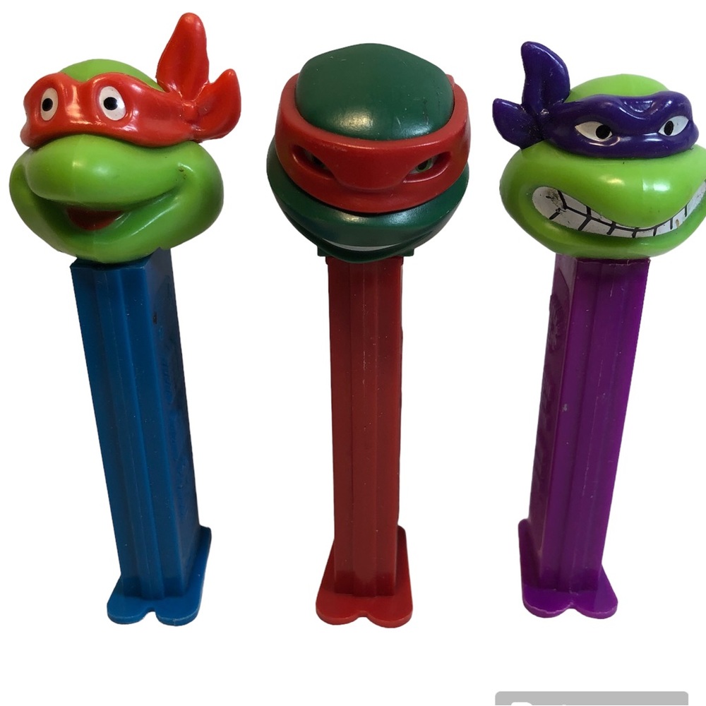 Teenage Mutant Ninja Turtle Pez lot of 3